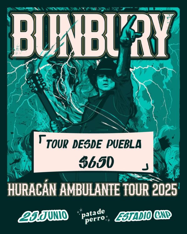 Bunbury - 25 de Junio - Estadio GNP
